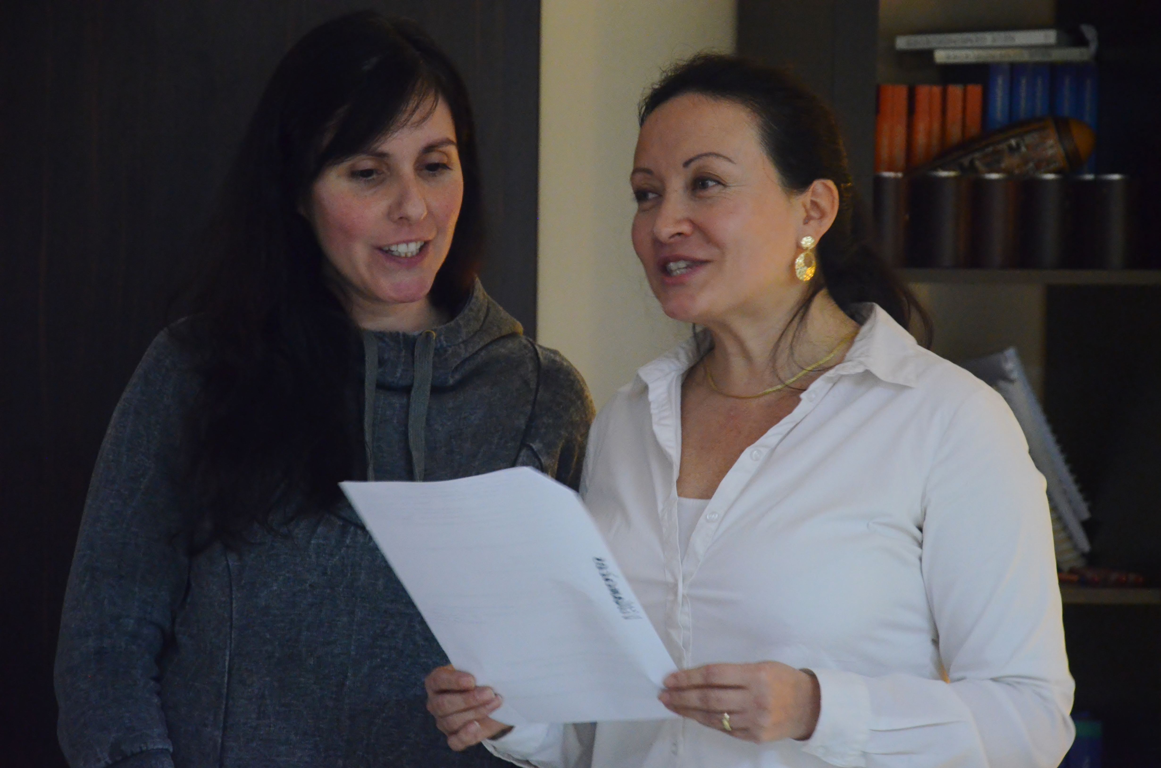 Olga Gonzáles Blanco und Monica Kindermann